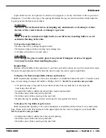 Preview for 161 page of Safari motorhome TREK 2005 Instructions Manual