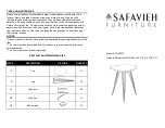 Предварительный просмотр 1 страницы SAFARI FOX4207 Assembly Instructions