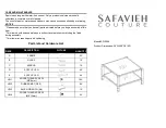 Предварительный просмотр 1 страницы SAFAVIEH COUTURE Angie SFV2548 Manual