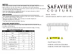 Предварительный просмотр 1 страницы SAFAVIEH COUTURE Bartolili SFV5116A Manual