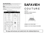 Preview for 3 page of SAFAVIEH COUTURE Jaiden SFV4754-K Quick Start Manual