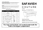 Предварительный просмотр 1 страницы SAFAVIEH COUTURE Onyx SFV4725 Quick Start Manual