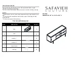 Предварительный просмотр 1 страницы SAFAVIEH COUTURE Pedro SFV8708A Manual