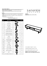 Preview for 1 page of SAFAVIEH COUTURE Rocky SFV8714A Assembly