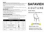 Предварительный просмотр 1 страницы SAFAVIEH COUTURE Rynaldo SFV4812 Manual