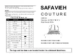 SAFAVIEH COUTURE SFV4752-K Quick Start Manual предпросмотр