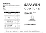 Preview for 3 page of SAFAVIEH COUTURE SFV4752-K Quick Start Manual