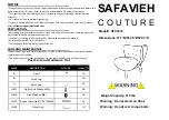 Предварительный просмотр 1 страницы SAFAVIEH COUTURE SFV4818 Manual