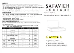 SAFAVIEH COUTURE SFV5063-K Manual предпросмотр