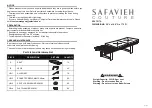 Предварительный просмотр 1 страницы SAFAVIEH COUTURE SFV7517A Manual