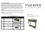 Safavieh Furniture Abbott AMH1502A Quick Start Manual preview