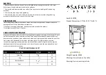 Предварительный просмотр 1 страницы Safavieh Furniture ACC5704 Manual