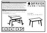Safavieh Furniture Alarick DTB5802A Manual preview