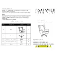 Предварительный просмотр 1 страницы Safavieh Furniture Alejandro SFV5015A Quick Start Manual