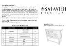 Предварительный просмотр 1 страницы Safavieh Furniture AMH1552A Care And Maintenance