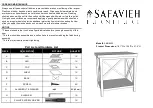 Предварительный просмотр 1 страницы Safavieh Furniture AMH6523 Care And Maintenance