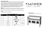 Предварительный просмотр 1 страницы Safavieh Furniture AMH6532A Quick Start Manual