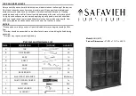 Предварительный просмотр 1 страницы Safavieh Furniture AMH6570 Quick Start Manual