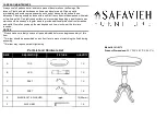 Предварительный просмотр 1 страницы Safavieh Furniture AMH6579 Quick Start Manual