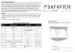 Safavieh Furniture AMH6623 Manual предпросмотр