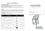 Предварительный просмотр 1 страницы Safavieh Furniture Annika BST9906A Quick Start Manual