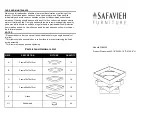 Safavieh Furniture Anwen FOX4250 Quick Start Manual предпросмотр