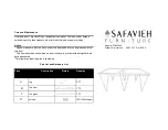 Preview for 1 page of Safavieh Furniture Arlene FOX2586A Manual