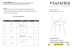 Предварительный просмотр 1 страницы Safavieh Furniture Arlo Mid Century DCH3002A-SET2 Manual