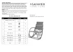 Предварительный просмотр 1 страницы Safavieh Furniture Bali SEA8035 Quick Start Manual