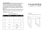 Preview for 1 page of Safavieh Furniture Bartholomew FOX4211 Quick Start Manual