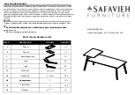 Предварительный просмотр 1 страницы Safavieh Furniture Basil FOX8200A Manual