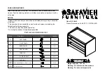 Предварительный просмотр 1 страницы Safavieh Furniture BCH6400 Assembly Instructions