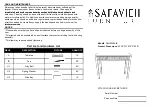 Preview for 1 page of Safavieh Furniture Beale AMH1528A Quick Start Manual