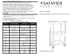 Safavieh Furniture Bevin KCH1400 Assembly Instructions предпросмотр