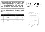 Safavieh Furniture Blaise AMH6605 Quick Start Manual предпросмотр