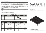 Safavieh Furniture BSC2000-Q Assembly Instructions предпросмотр