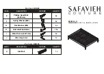 Предварительный просмотр 2 страницы Safavieh Furniture BSC2000-Q Assembly Instructions