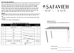 Предварительный просмотр 1 страницы Safavieh Furniture Carmella AMH6632 Manual