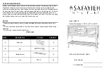 Предварительный просмотр 1 страницы Safavieh Furniture CNS5722 Quick Start Manual