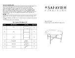 Предварительный просмотр 1 страницы Safavieh Furniture COF4208 Quick Start Manual