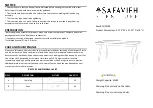 Safavieh Furniture COF5700 Quick Assembly Instructions предпросмотр