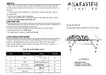 Предварительный просмотр 1 страницы Safavieh Furniture Dallas COF2501 Manual