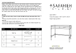 Safavieh Furniture DSK5701 Quick Start Manual предпросмотр