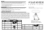 Preview for 1 page of Safavieh Furniture DTB1000 Quick Assembly Instructions