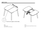 Предварительный просмотр 3 страницы Safavieh Furniture DTB1406 Manual