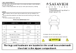 Safavieh Furniture Dublyn ACH4001 Quick Start Manual предпросмотр