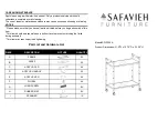 Safavieh Furniture Duval SFV2500A Quick Start Manual предпросмотр