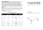 Safavieh Furniture Eli COF4200 Manual предпросмотр