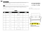 Safavieh Furniture Ellaria LVS9500 Manual предпросмотр