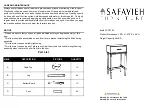 Safavieh Furniture Estella ACC5722 Quick Start Manual preview